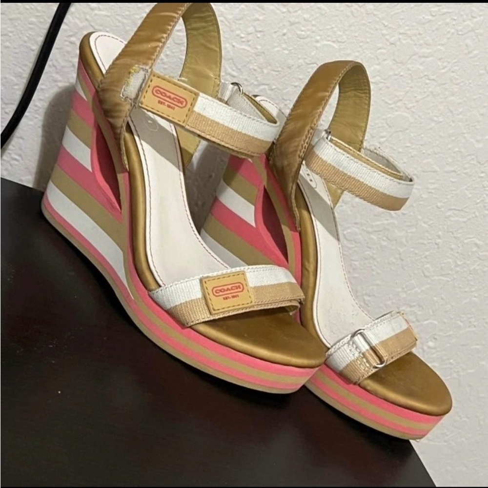 COACH SUMMER WEDGES